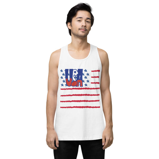 American made Men’s premium tank top