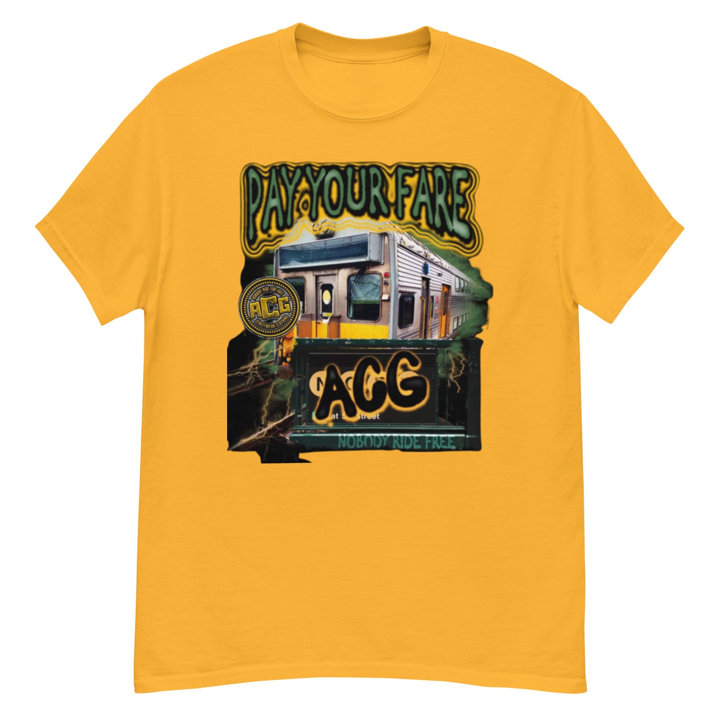 Men's pay your fare classic tee