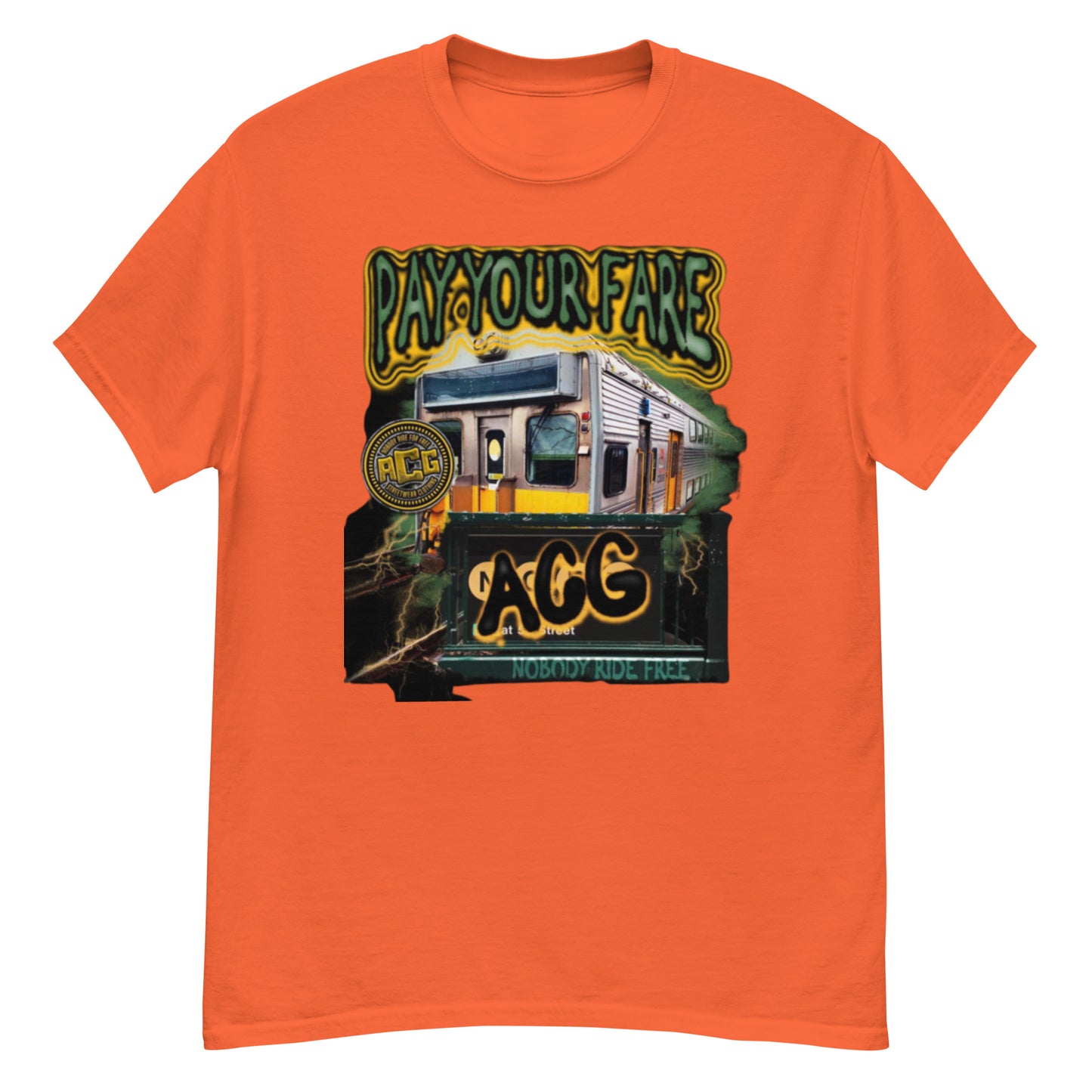 Men's pay your fare classic tee