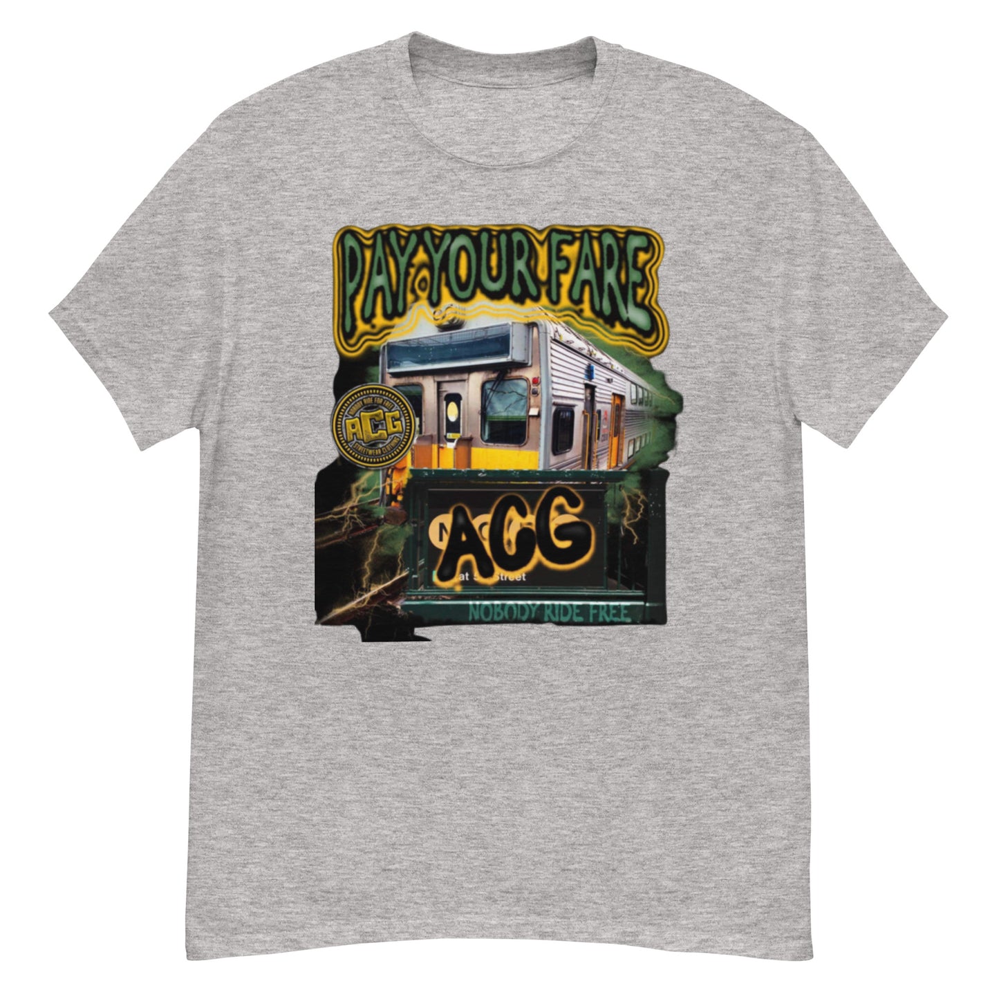 Men's pay your fare classic tee