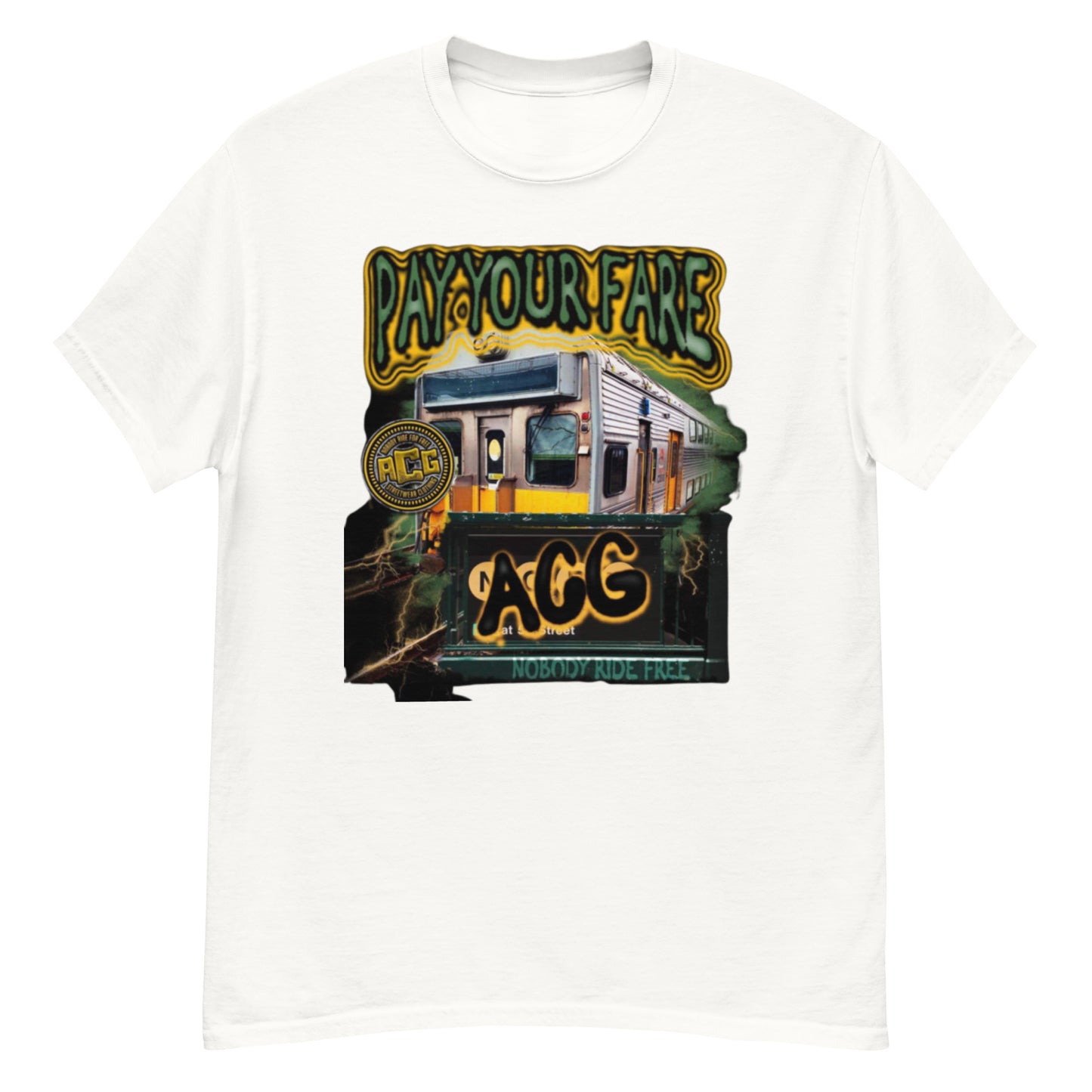 Men's pay your fare classic tee