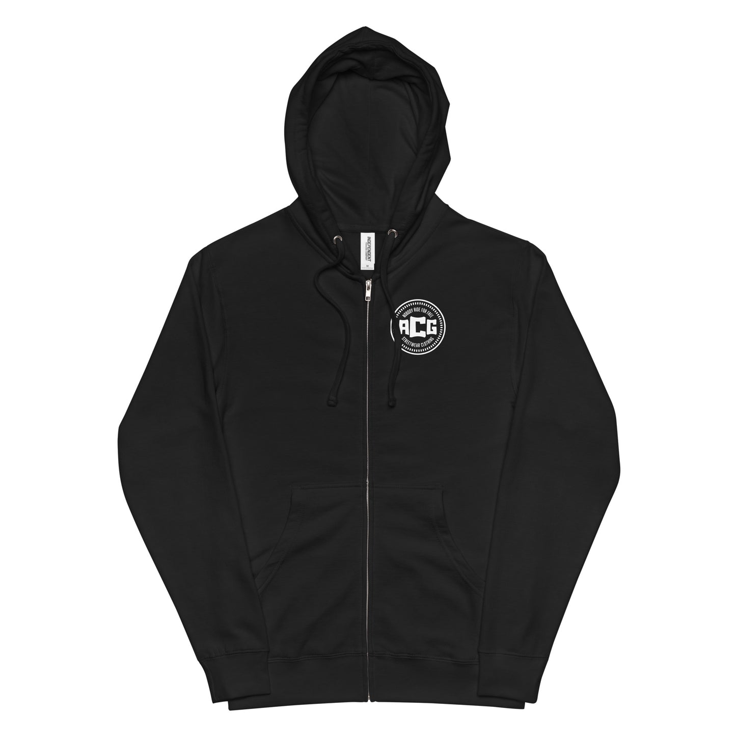 ACG slow money fleece zip up hoodie