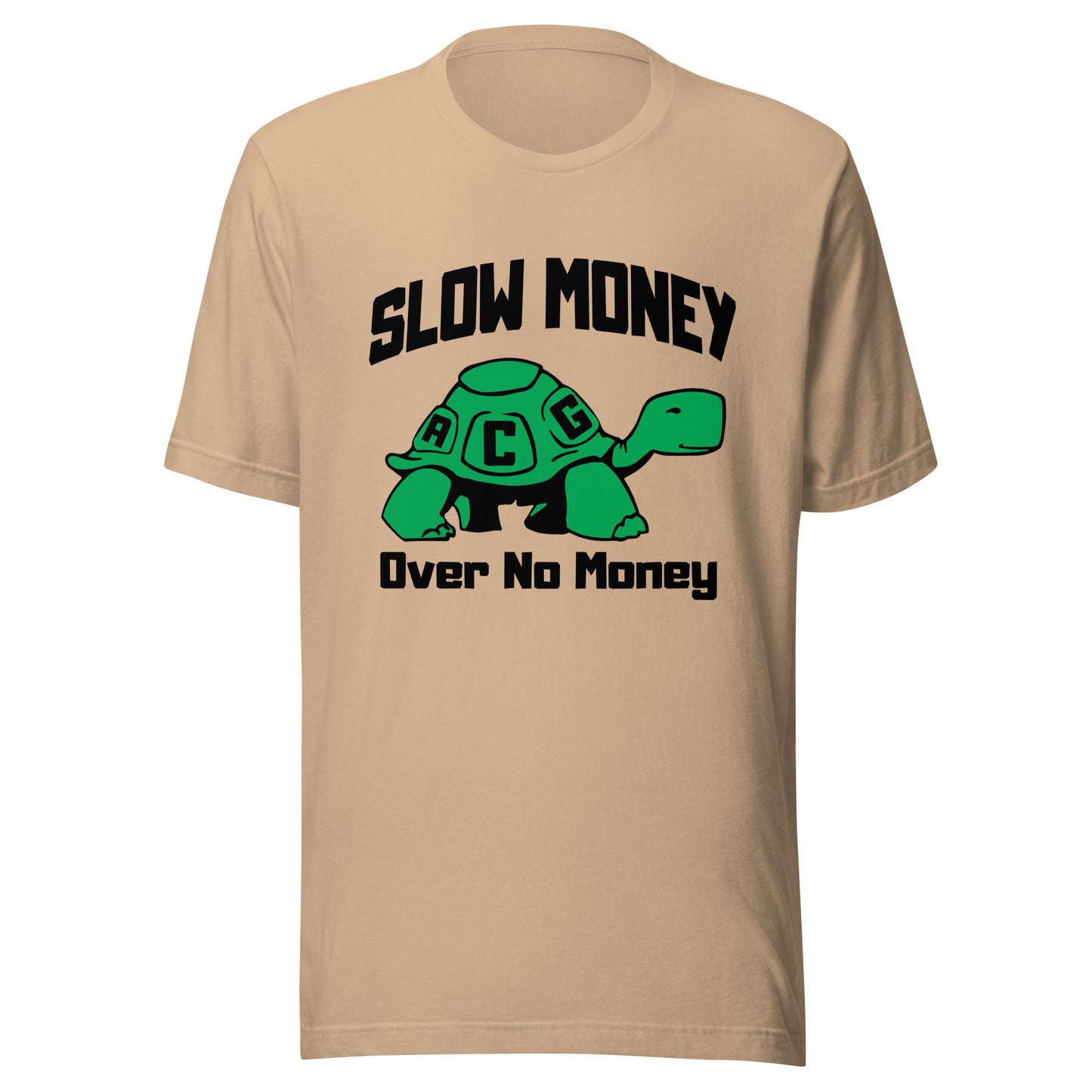 Slow money(black letters) Unisex t-shirt
