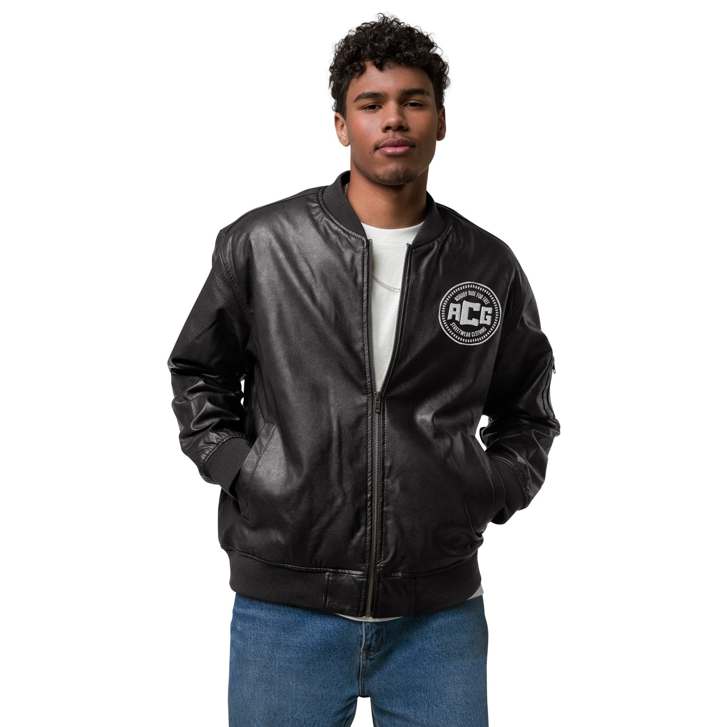 ACG Leather Bomber Jacket