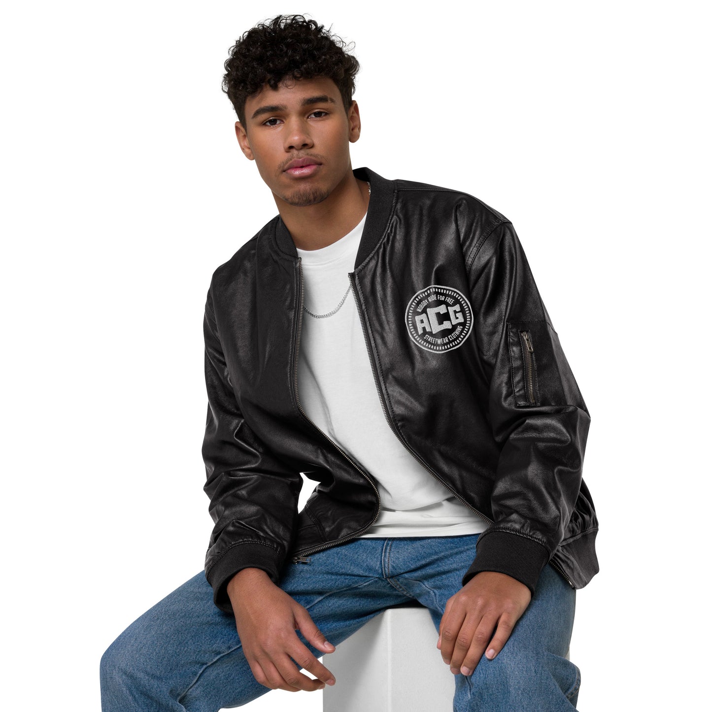 ACG Leather Bomber Jacket