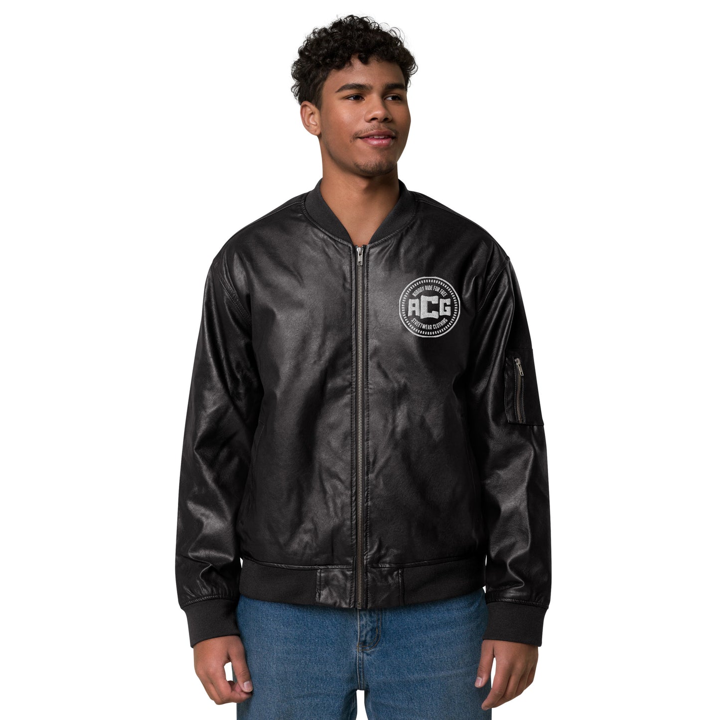 ACG Leather Bomber Jacket