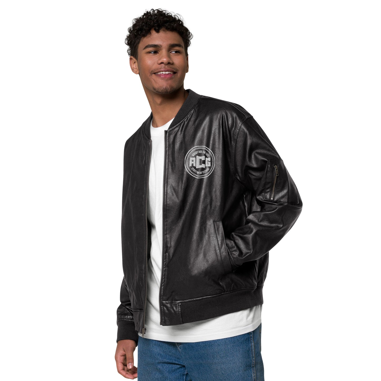 ACG Leather Bomber Jacket