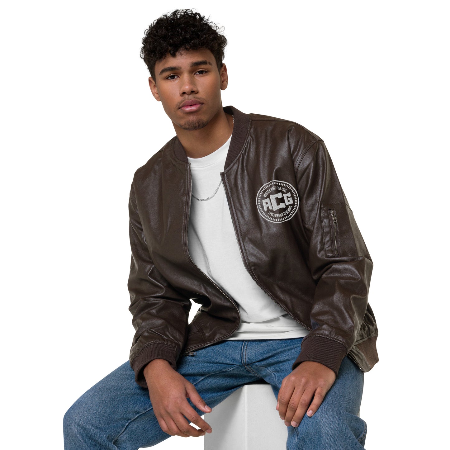 ACG Leather Bomber Jacket