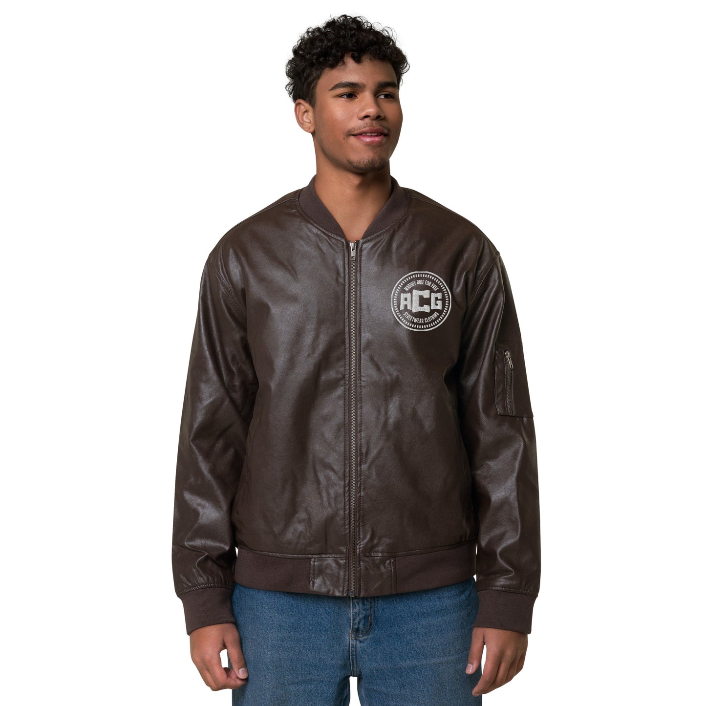 ACG Leather Bomber Jacket